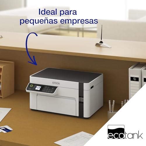 Miniatura 9 de Epson Ecotank Et-M2120, Impresora Monocromo Multifunción Con Wifi Y Depósito De Tinta, Escaner Copiadora Impresora, Blanco