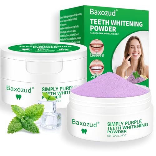 Natural Teeth Whitening Powder with Baking Soda & Calcium Carbonate