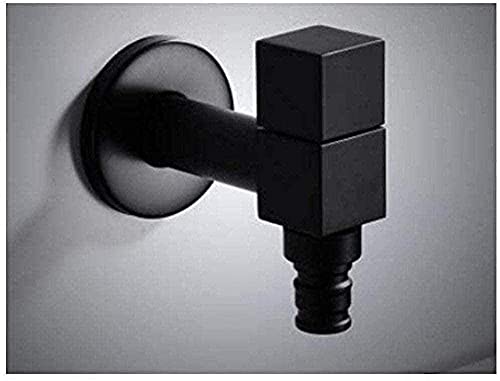 Robinet de jardin froid unique en cuivre noir pour machine à laver