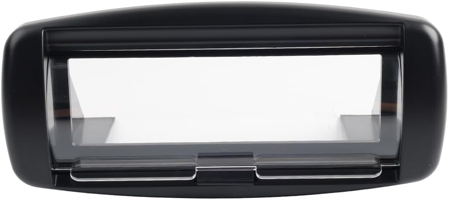 Chcury1 1 Pc ABS BLack Single DIN CD Cover Lens Cover:Smoke For Single DIN