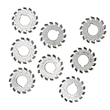 Für HSS-Zahnradfrässet M1., Involute Gear 20 Grad Druckwinkel, Kegelradschneidewerkzeuge Nummer bis 8, metrisches Modul-Getriebe-Wälzwerkzeug