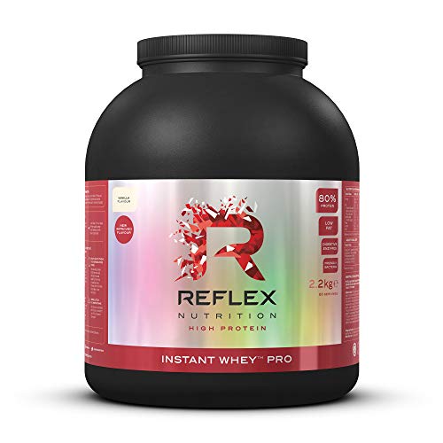 Reflex Nutrition Instant Whey Pro Protein Powder Shake 80% Protein Content Amazing New Taste Protein Powder (Vanilla, 2.2kg)