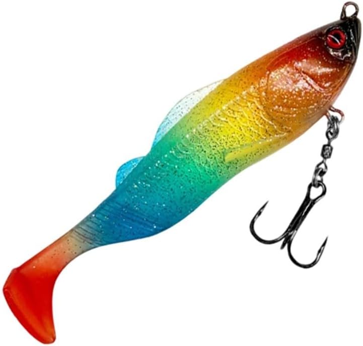Soft Fishing Lure 26g with Biomimetic Texture and Effect for Improved Visibility and Attraction in Variable Water Conditions