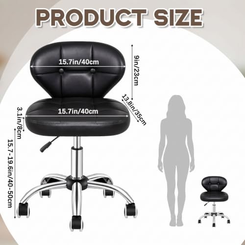 Sintuff Pedicure Chair Hydraulic Adjustable, 360 Swivel Salon Stool by Sintuff - Used condition - Image 2