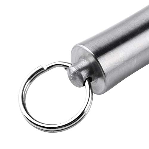 Shinein Stainless Steel Pocket Toothpick Holder,Portable Waterproof Toothpick Dispenser With Key Ring For Purse Outdoor Travel Daily Life #TOP2