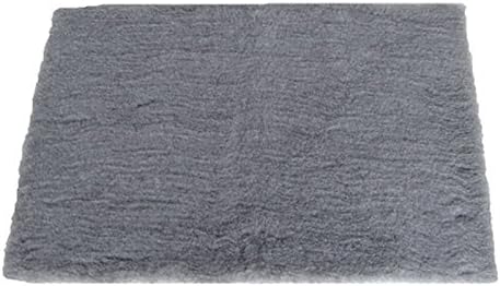 PnH Veterinary Bedding ® - Vet Bed Rectangle 76cm x 50cm - Grey - READY TO USE, SELVAGE EDGE REMOVED.