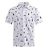 DEOLAX Mens Golf Shirts Hawaiian Pe...