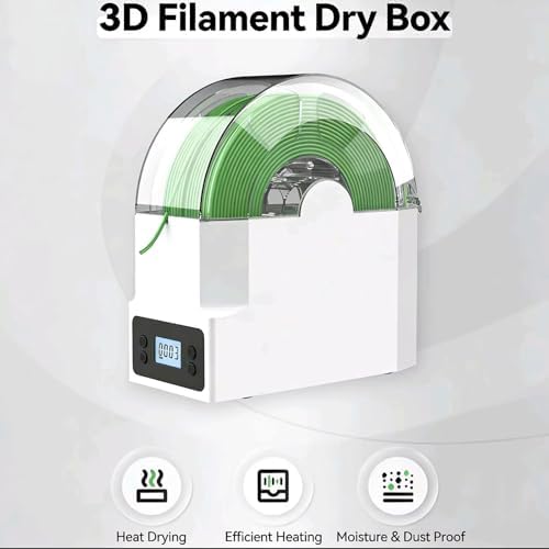 3D Printer Filament Dryer Box, Filament Dehydrator, Adjustable 3-Speed Temperature, for 1.75mm, 2.85mm, 3.00mm Filament