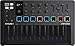 Arturia MiniLab 3 - Universal MIDI Controller for Music Production, with All-in-One Software Package - 25 Keys, 8 Multi-Color Pads - White (MiniLab 3 Only, Deep Black)