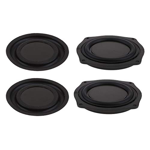 4 Teilige Basslautsprecher Tieftöner Vibrationsmembran Passive Bassmembranplatte