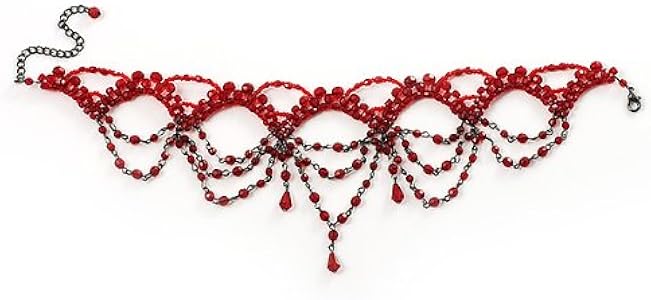 Collier Ras de Cou perles dorées EMERALD HEART - Coeur cristal Swarovski | APSARA – Apsara Jewels
