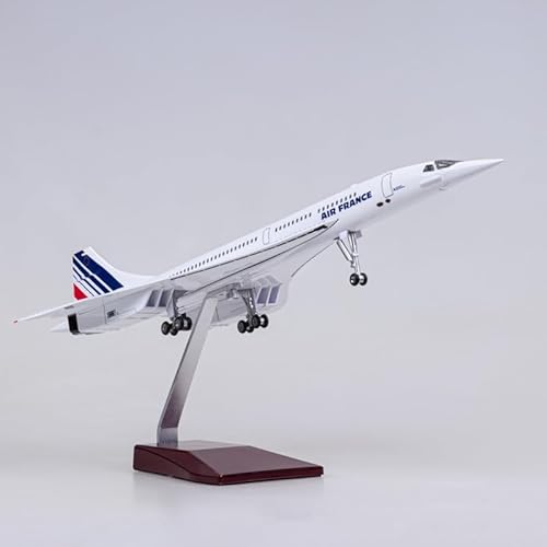 Image of AirModels Extra Large Air France Concorde Aircraft Model - 1:125 Scale Resin Model Airplane Toy Collectable Gift