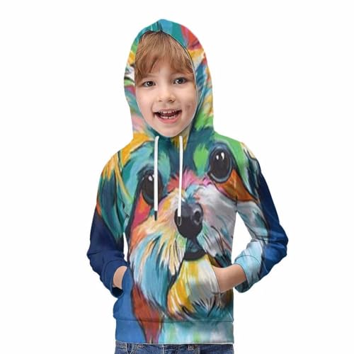 Pull animaux pocket 3D sweat à capuche cadeau idéal ado hiver 8-10 ans