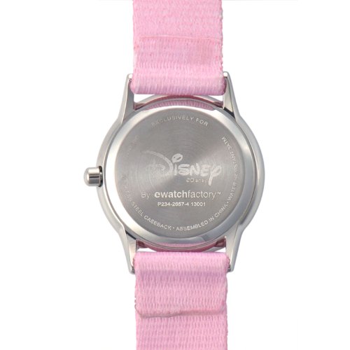 Disney Kids' W001039 Belle Glitz Stainless Steel Printed Strap Watch4
