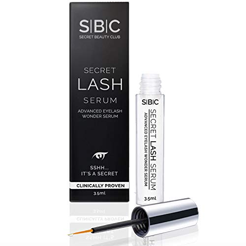 EYELASH SERUM by SECRET BEAUTY CLUB, 1 Way to Repair Extension Damage Fast, No Need for False Eyelashes, Top Enhancing Stimulating Growth Treatment, Best for Lashes & Brows