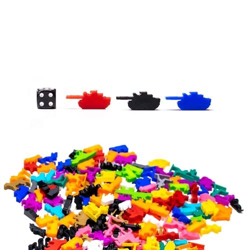 BoardGameSet 50PCS Tank Meeple | Board Game Pieces Accessories Meeples,