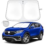 Car Windshield Sun Shade Compatible with Honda CR-V 2017 2018 2019 2020 2021 2022 CRV Accessories Fo