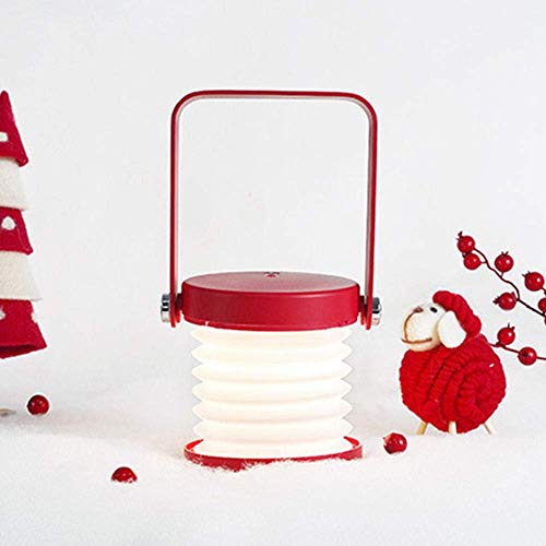 Preisvergleich Produktbild Vobajf Bewegliche Laterne Licht Retractable Folding LED-Schreibtischlampe Lade USB-Nachtlicht Leselampe Kinderzimmer Hauptdekoration Atmosphäre Lampe-Gray_142_Times_37_Times_194mm agiao