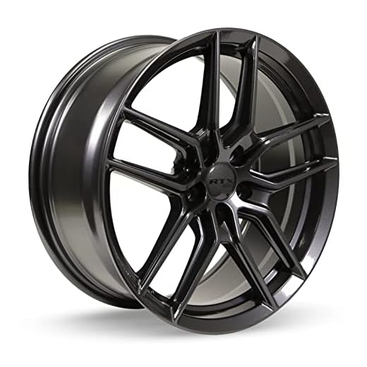 RTX FF05 Custom Wheel - 20x8.5, 40 Offset, 5x114.3 Bolt Pattern, 73.1mm Hub - Gunmetal Rim