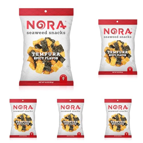 Nora Snacks Tempura Spicy 1.6 OZ (Pack of 5)
