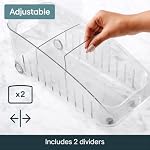 YouCopia RollOut Fridge Drawer 6", BPA-Free Clear Rolling Refrigerator Organizer Bin with Adjustable Dividers and Handles for Produce, Food, Meal and Snack Storage - Image 4