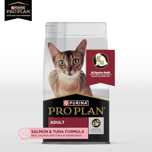 Image of PRO Plan Adult Cat Dry Food with Salmon & Tuna, 1.2kg Pack