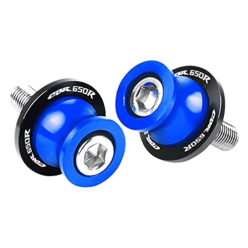 Sliders bras oscillant CB650R CBR650R 2018-2021 alu bleu 8mm