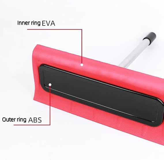 Roof Rake Snow Removal Tool, Snow Rake for House Roof, Adjustable Telescoping Snow Roof Rake, Foam Head Roof Snow Rake, Winter Cleaning Accessory, Rake Tool for Driveway Roof (4m)