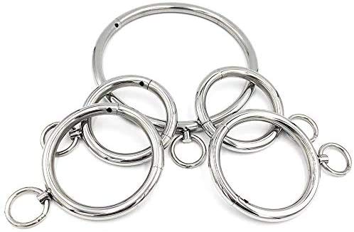 Catene Piedi Bondage Set BDSM In Acciaio Inossidabile - Manette, Polsini, Collare E Catene Per Piedi, Per Giochi Di Bondage Catene Per Polsi E Piedi Catene Piedi Bondage Set BDSM In Acciaio Inossidabile - Manette, Polsini, Collare E Catene Per Piedi, Per Giochi Di Bondage Catene Per Polsi E Piedi