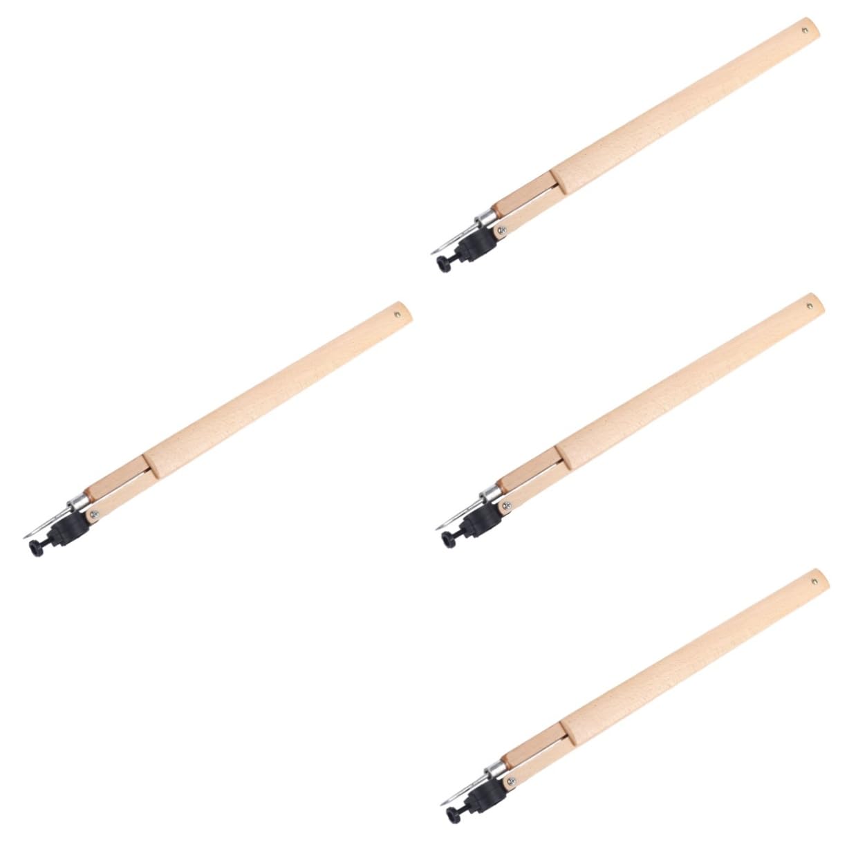 DOITOOL 4 Pièces Compas à Faisceau pour Enseignement des Mathématiques Outil de Pratique pour Classe et Activités Scolaires