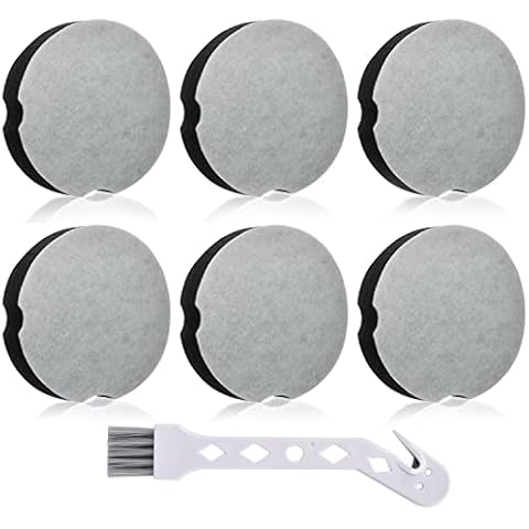Anewise 6 Pack Filter Replacement for Bissell Powerforce Compact Lightweight Upright 2112 1520 for Bissel Turbo Bagless 2690 for Cleanview 3437 3508 Vacuum Cleaner, Parts #1604896/160-4896 Cover