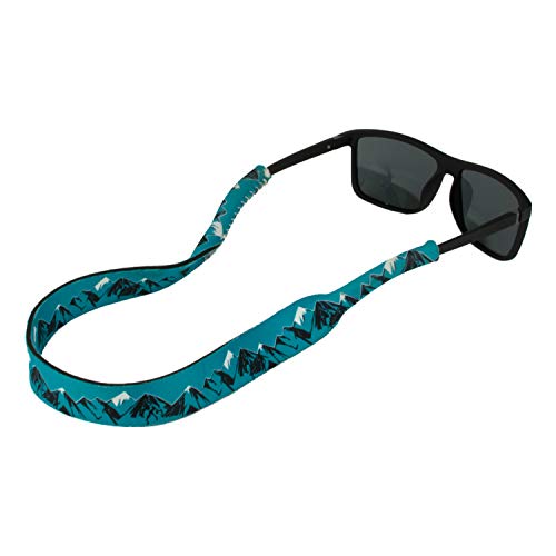 Ukes Premium Sunglass Strap - Durable & Soft Glasses Strap Designed with Floating Neoprene Material - Secure fit for Your Glasses and Eyewear. (The Mountaineers)