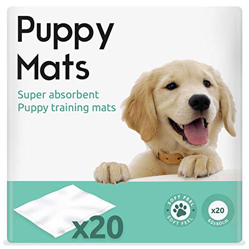 Drylife Welpenmatten - Super saugfähig Welpen-Trainingsunterlagen (1 Packung mit 20 Stück) Cover