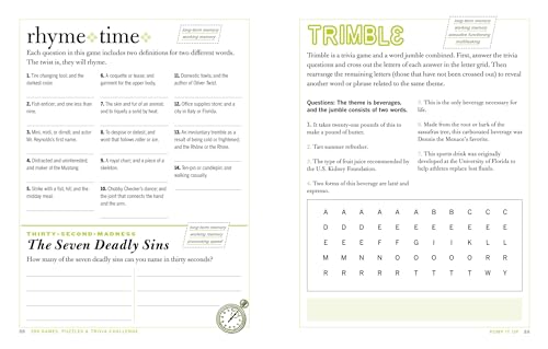 Workman 16825 399 Games, Puzzles & Trivia Challenges Specially Designed To Keep Your Brain Young. thumb #4