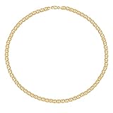 Savlano 14K Solid Gold Italian Chain Anklet for Women & Girls Comes With Gift Box - Made in Italy (10, 1.5mm)