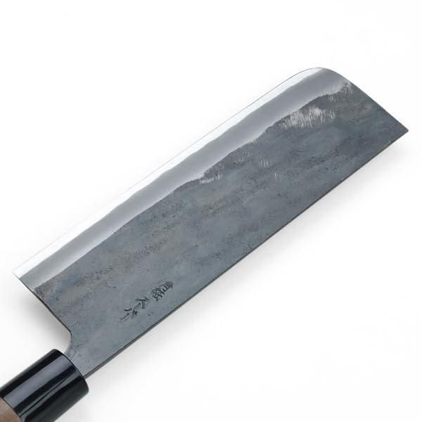 Amazon | 包丁 土佐火造り鍛造黒打 菜切 青紙スーパー 165mm