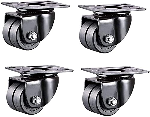 Roues jumelées 450KG haute résistance à l'usure avec pivotement universel