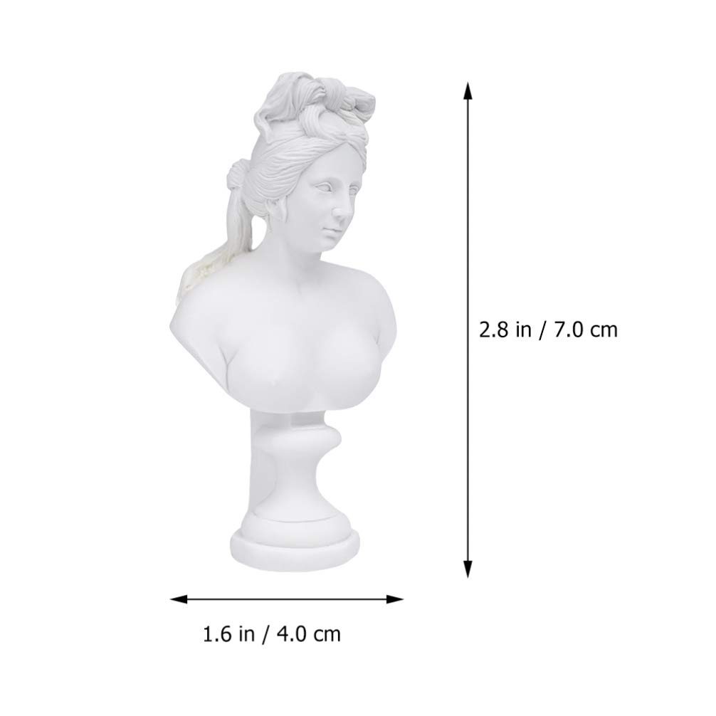 EXCEART Headless Statue Greek God Bust 10pcs Mini Figures of Greek Mythology Statue Resin Sculpture World Famous Figurine Home Desktop Decor Retro Art Room Figurine Sketch - Image 4