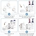 16-Pack 18mm Replacement Pads for Automatic & Mechanical Leak Detectors - Compatible with Under-Sink Reverse Osmosis Water Filtration Systems