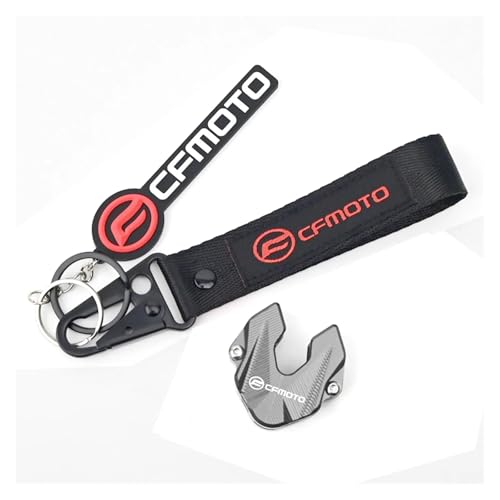 Housse de clé CNC pour CFMOTO en aluminium anodisé premium titane