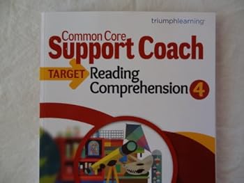 Paperback Common Core Support Coach, Target: Reading Comprehension, Grade 4 Book
