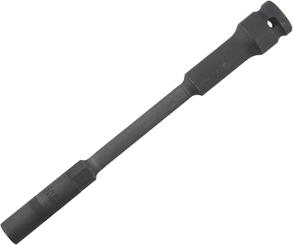 Extra Long Thin Wall Socket Wrench 200mm, 1/2 Inch Drive, 8-19mm Metric Hex Nut Set for Automotive and Industrial Use, Made of Chrome Vanadium Steel 10mm