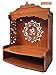 DIVOKAH® Beautiful Wooden Pooja Mandir for Home/Temple for Home and Office/Puja Mandir/Puja Stand/Pooja Mandapam with LED Spot Light (8 MM Plywood Thickness) (WDN LED OMFLV)
