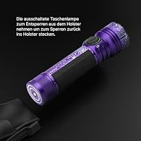 OLIGHT Seeker 4 Pro LED Taschenlampe 4600 Lumen 260 m USB-C aufladbar – Ansicht 7