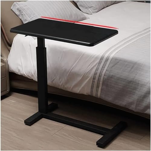 Mesa de altura ajustable con diseño plegable portátil para sala de estar, sofá, escritorio de pie móvil para dormitorio, ideal para trabajar o comer en la cama