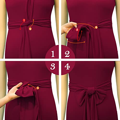 Robe De Maternité Sans Manches - Longue Et Confortable - Idéale Pour Photos, Grossesse Et Occasions Spéciales - 8