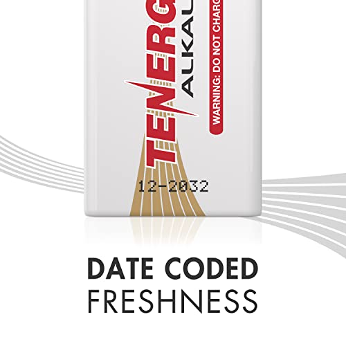Tenergy 6LR61 9V Alkaline Battery, Non-Rechargeable Battery for Smoke Alarms, Guitar Pickups, Microphones and More, 12 Pack by Tenergy - Image 5