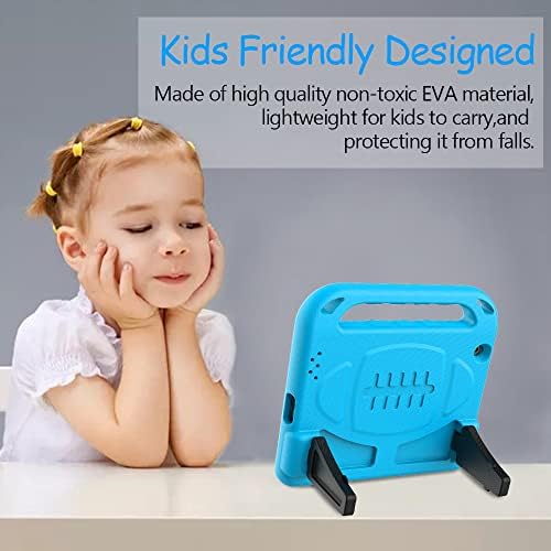 Surom Kids Case for iPad 2 3 4 Old Model- Built-in Screen Protector, Shockproof Handle Stand Kids Friendly Protective Case for iPad 2nd 3rd 4th Generation, Blue