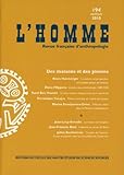  Revue L\'Homme numéro 194 Des maisons et des pierres - avril/juin 2010