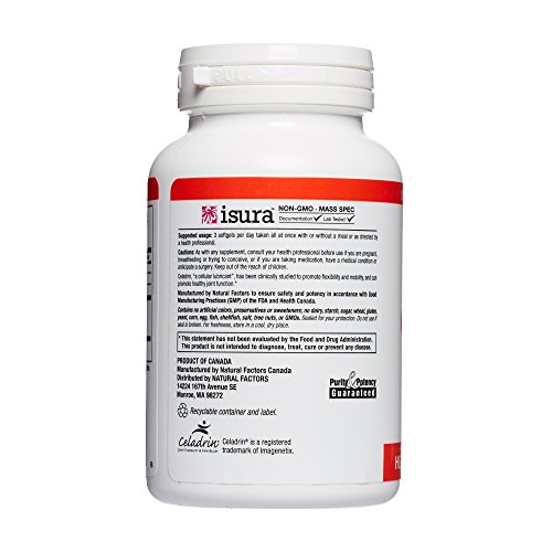 Natural Factors, Celadrin Joint Health, Promotes Flexibility, Mobility And Joint Function, 90 Softgels #TOP3